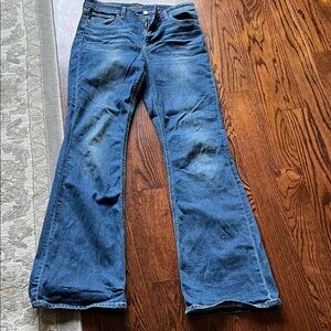 Lucky Brand Blue Flare Jeans size 6 28 waist women’s